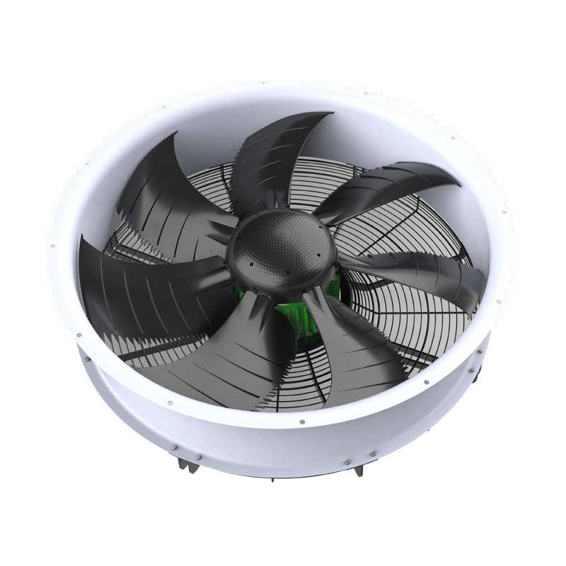 Außergewöhnlich hocheffizienter und geräuscharmer Axialventilator der KF-Serie
